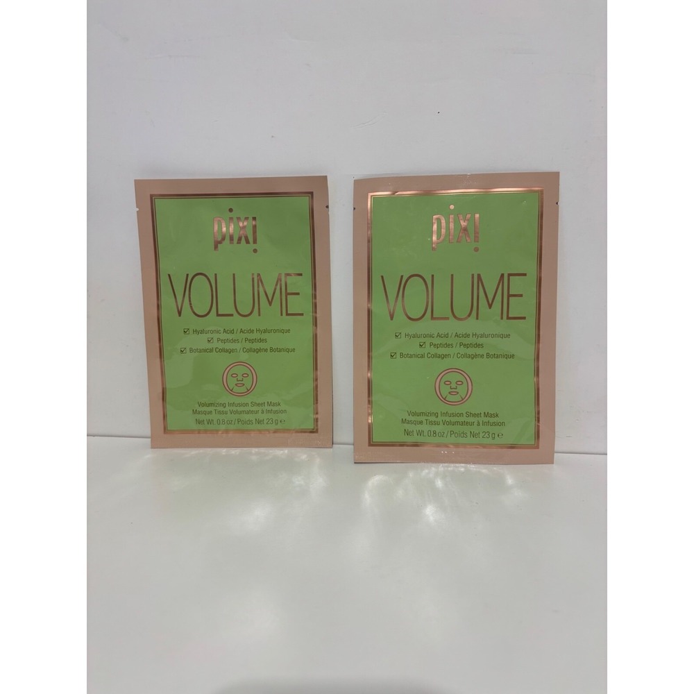 Pixi Beauty Volume Volumizing Infusion Sheet Mask Lot of 2
